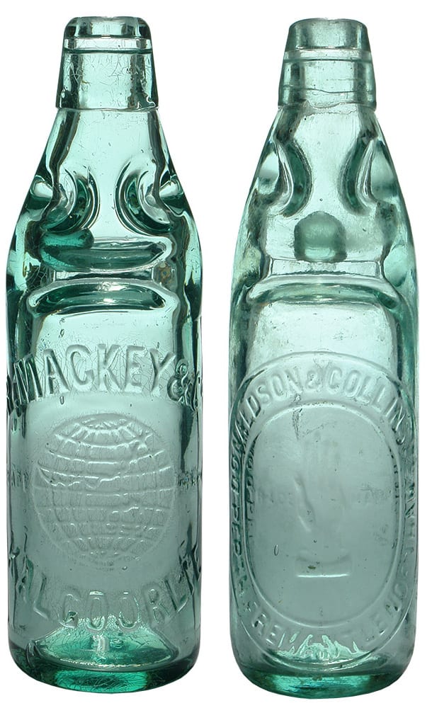 Western Australian Antique Codd Marble Bottles