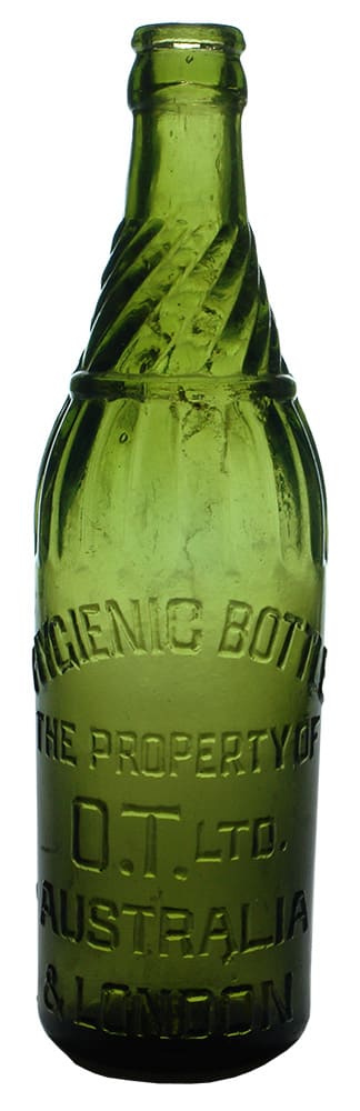 Hygienic Bottle OT Australia London Green Bottle