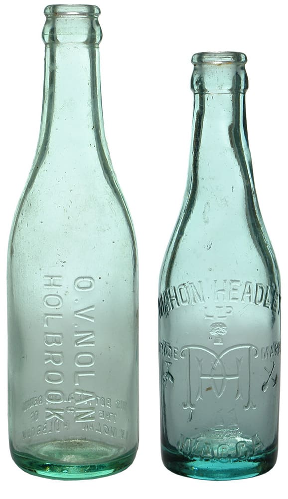 Old Antique Crown Seal Bottles