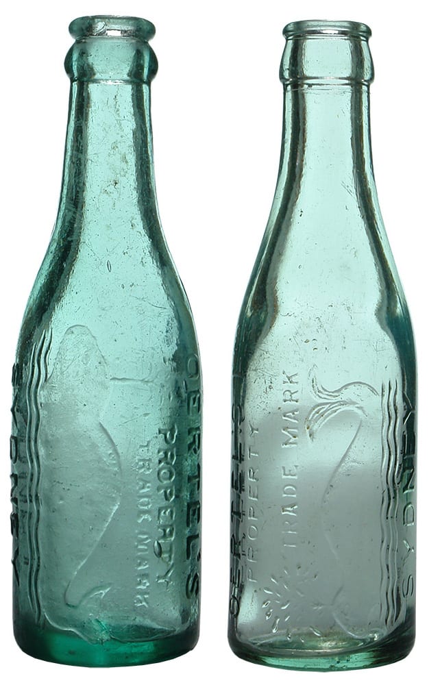 Oertel's Sydney Whale Crown Seal Bottles