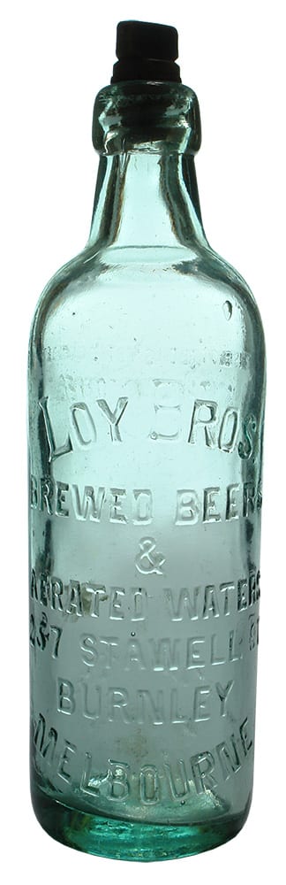 Loy Bros Burnley Melbourne Internal Thread Bottle