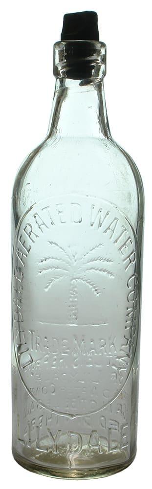 Lilydale Aerated Water Fern Tree Bottle
