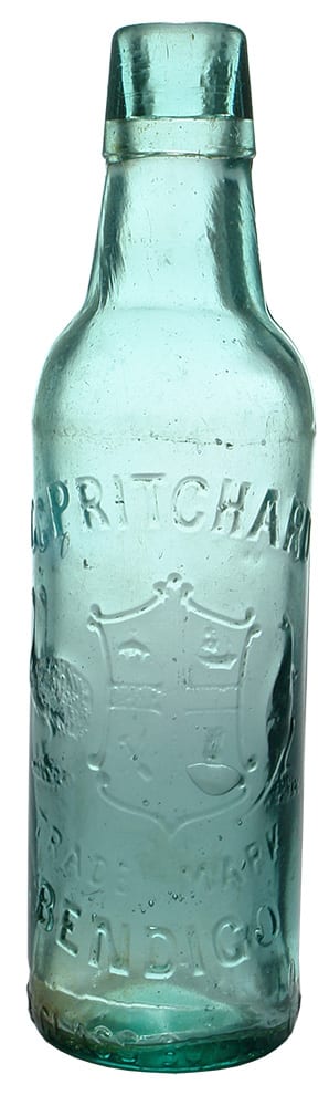 Pritchard Bendigo Soda Water Lamont Bottle