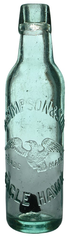 Simpson Eaglehawk Lamont Patent Bottle