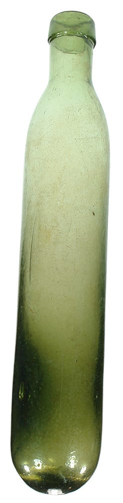 Green Glass Maugham Patent Bottle