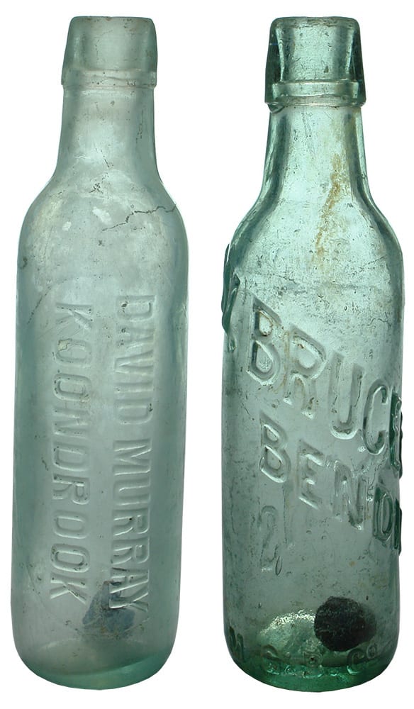 Koondrook Bendigo Lamont Soda Water Bottles
