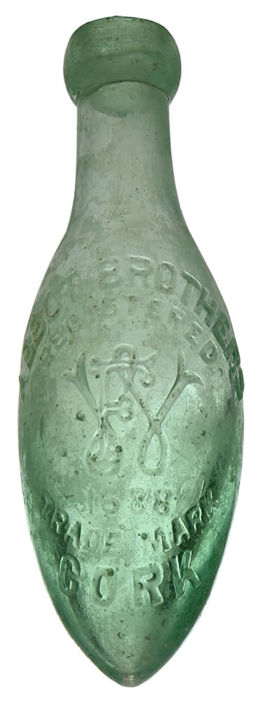 Abbot Brothers Cork Torpedo Hamilton Bottle
