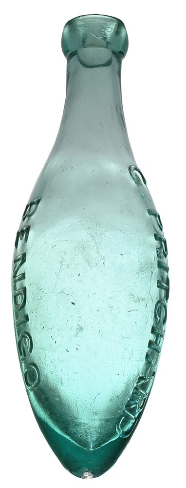 Pritchard Bendigo Old Torpedo Hamilton Bottle