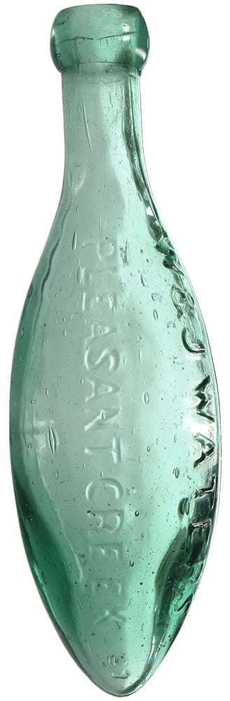 Waters Pleasant Creek Stawell Antique Torpedo Bottle