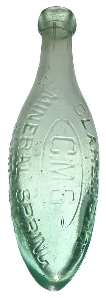 Claremont Mineral Springs Old Torpedo Bottle