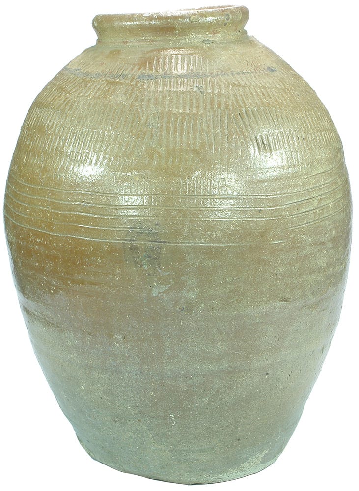 Chinese Stoneware Storage Jar