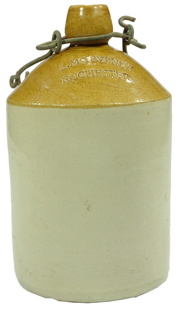 McSwiney Rochester Stoneware Internal Thread Demijohn