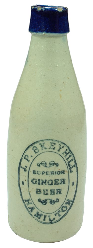 Skeyhill Superior Ginger Beer Hamilton Old Bottle