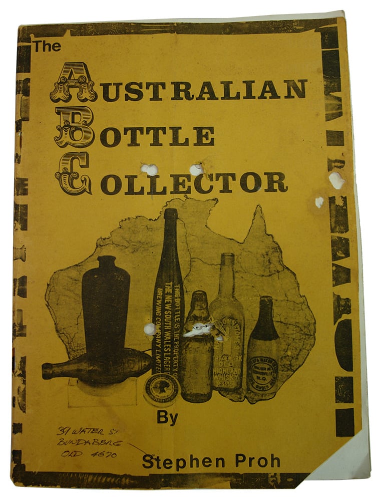 Australian Bottle Collector Stephen Proh Price Guide