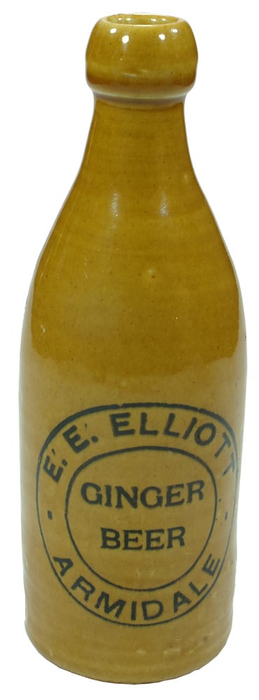 Elliott Ginger Beer Armidale Stoneware Bottle