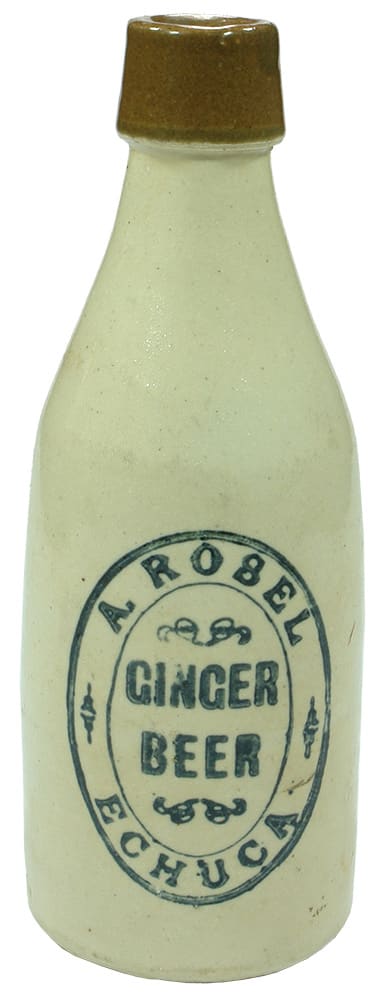 Rosel Ginger Beer Echuca Stoneware Bottle