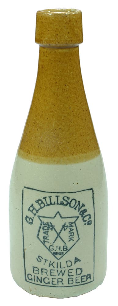 Billson St Kilda Stoneware Ginger Beer Bottle