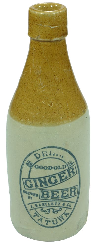 Bartlett Tatura Ginger Beer Bendigo Pottery Bottle