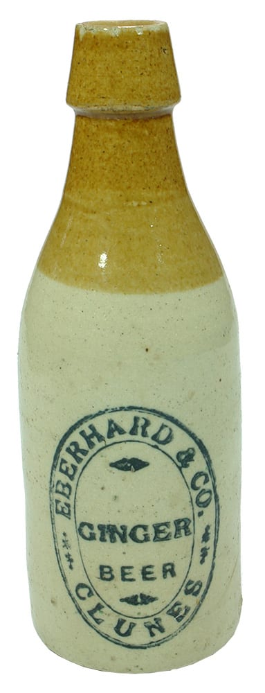 Eberhard Ginger Beer Clunes Old Stoneware Bottle