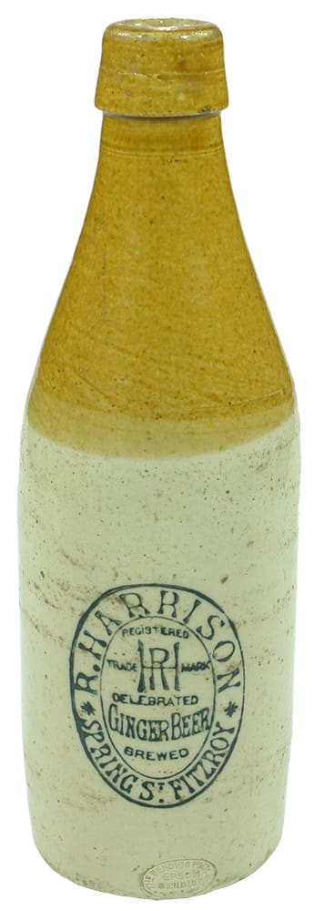 Harrison Celebrated Ginger Beer Fitzroy Bottle