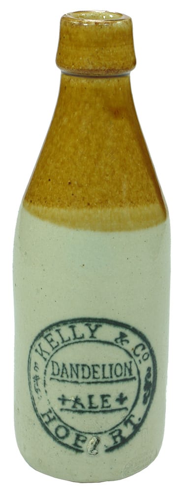 Kelly Dandelion Ale Hobart Stoneware Bottle