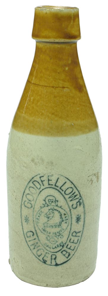 Goodfellow's Ballarat Ginger Beer Stoneware Bottle