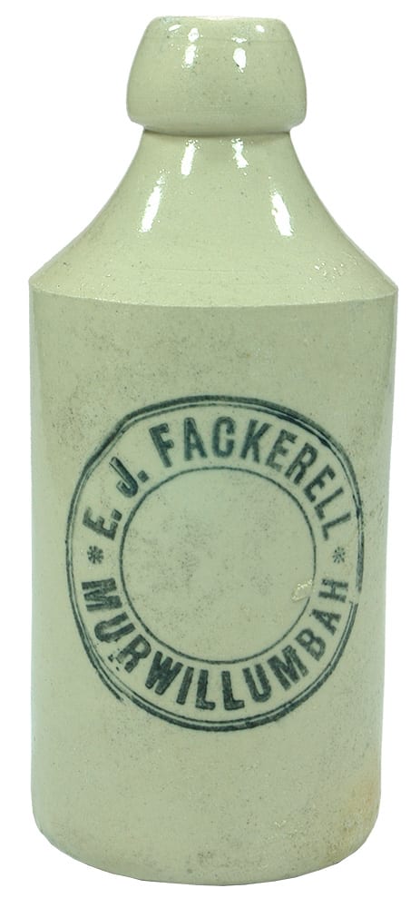 Fackerell Murwillumbah Stoneware Ginger Beer Bottle