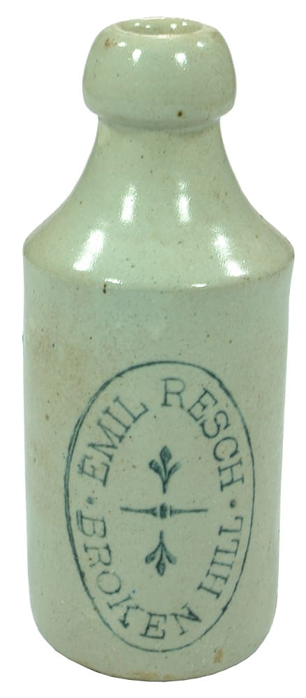 Emil Resch Broken Hill Stoneware Ginger Beer