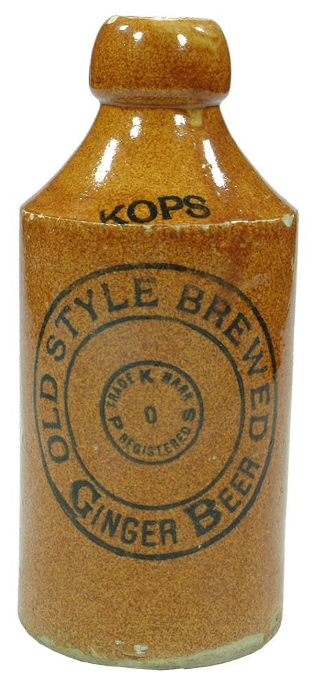 KOPS Old Style Brewed Ginger Beer Bottle