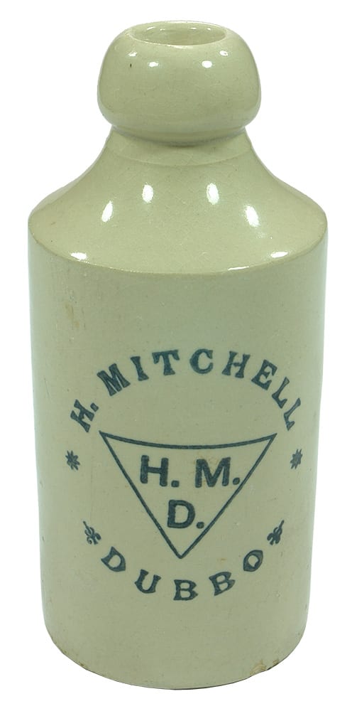 Mitchell Dubbo Stoneware Ginger Beer Bottle