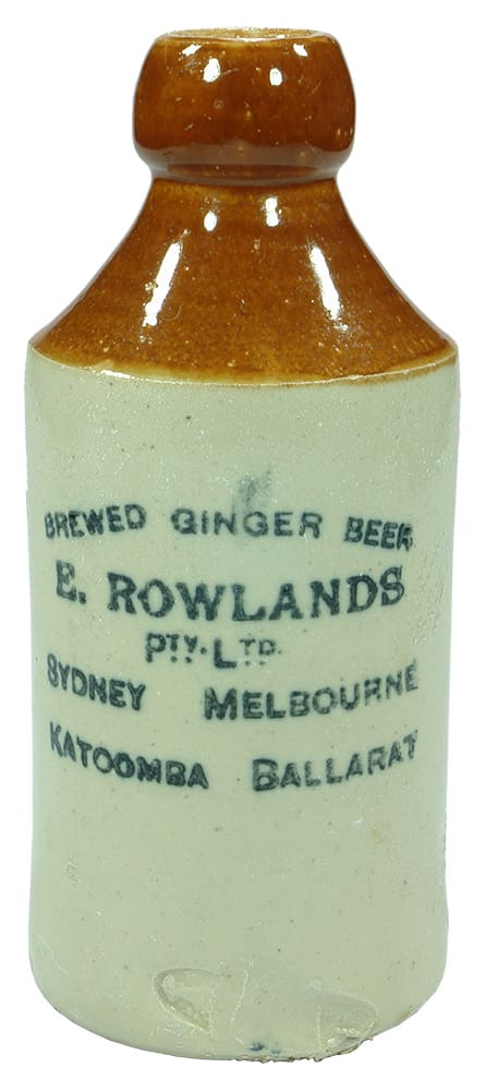 Rowlands Sydney Melbourne Sydney Katoomba Stoneware Bottle