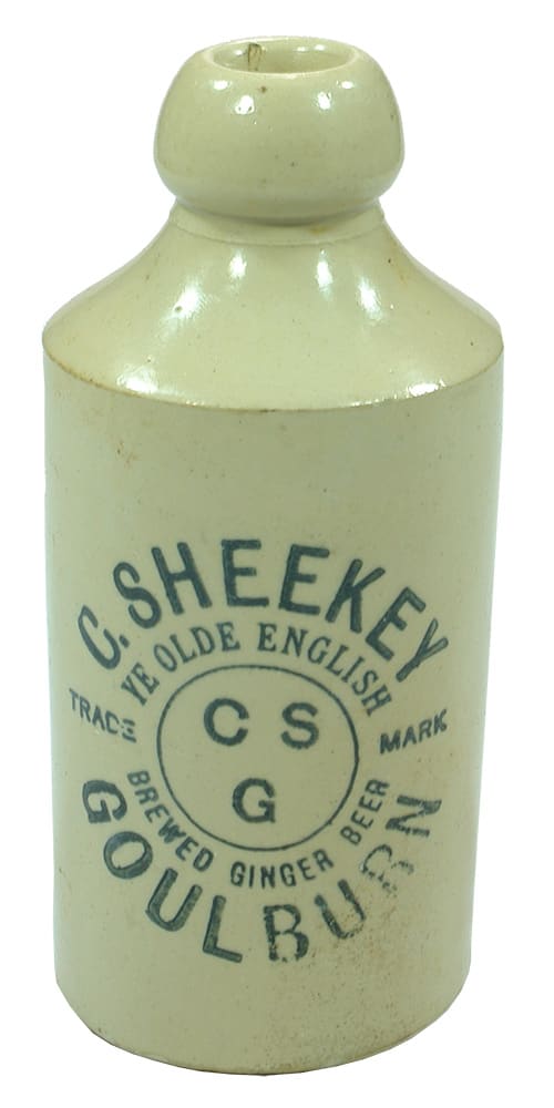 Sheekey Goulburn Stoneware Ginger Beer Bottle