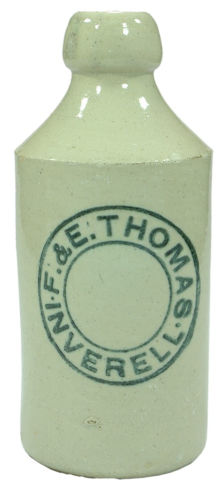 Thomas Inverell Stoneware Ginger Beer Bottle