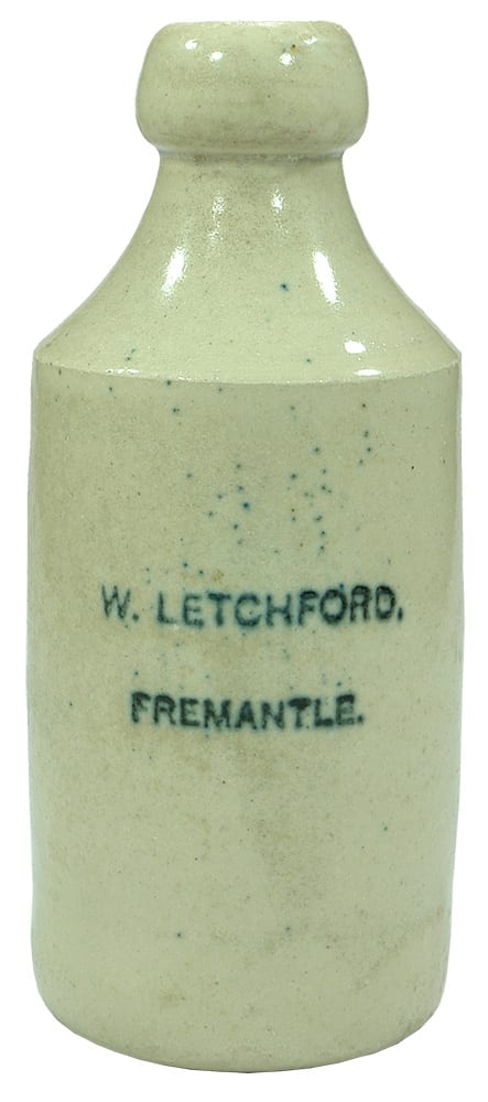 Letchford Fremantle Stoneware Ginger Beer Bottle