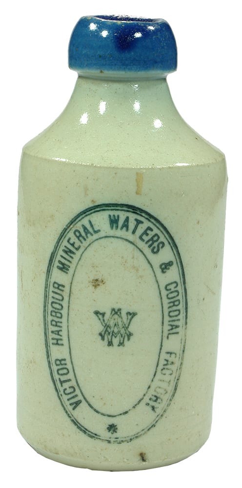 Victor Harbour Mineral Waters Stoneware Bottle