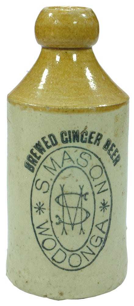 Mason Wodonga Brewed Ginger Beer Bottle