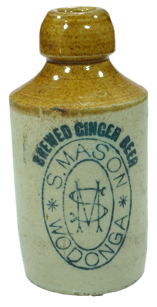 Mason Wodonga Brewed Ginger Beer Bottle