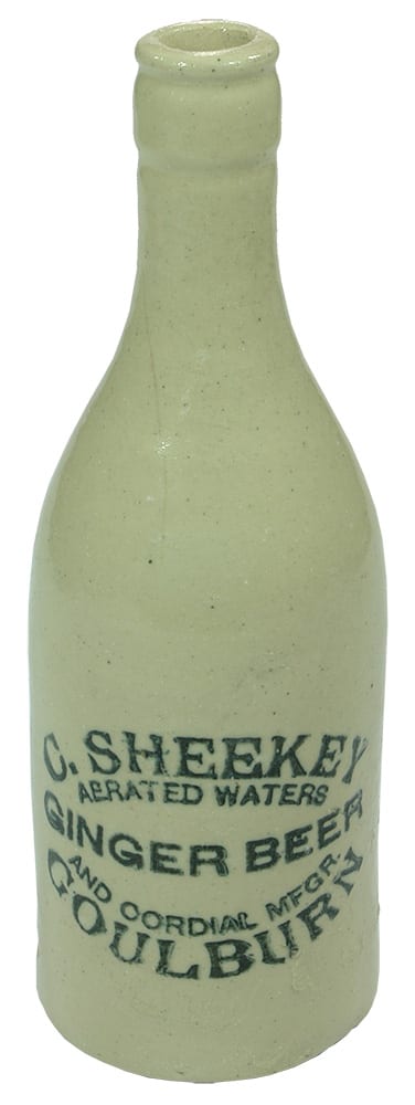 Sheekey Goulburn Ginger Beer Stoneware Bottle