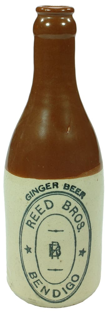 Reed Bros Bendigo Ginger Beer Bottle