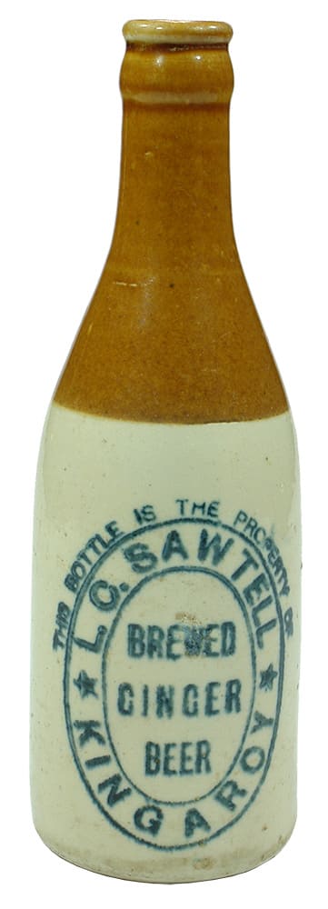 Sawtell Kingaroy Stoneware Crown Seal Bottle