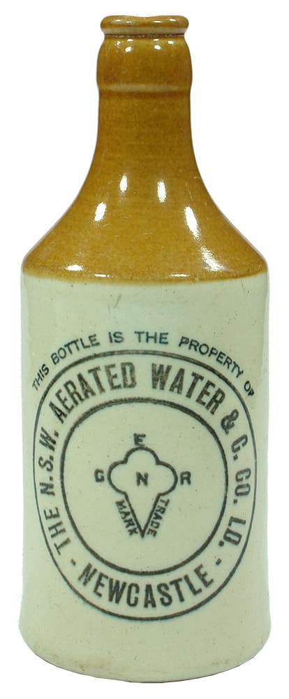 NSW Aerated Water Newcastle Stoneware Ginger Beer