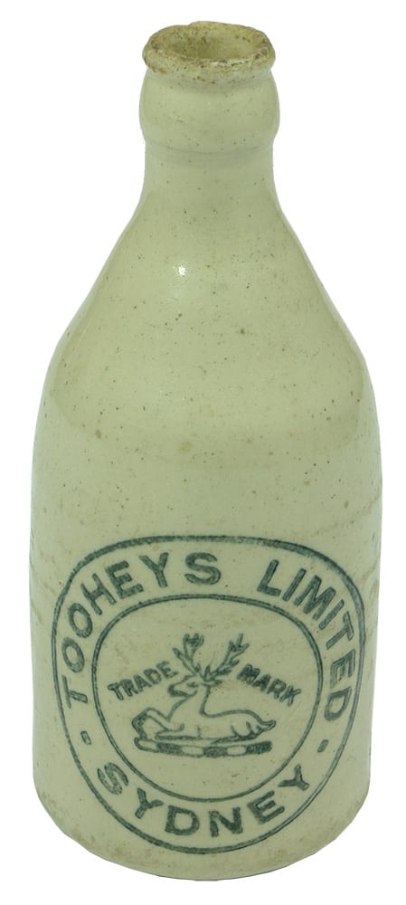 Tooheys Limited Sydney Stoneware Ginger Beer Bottle