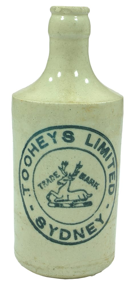 Tooheys Limited Sydney Stoneware Ginger Beer Bottle