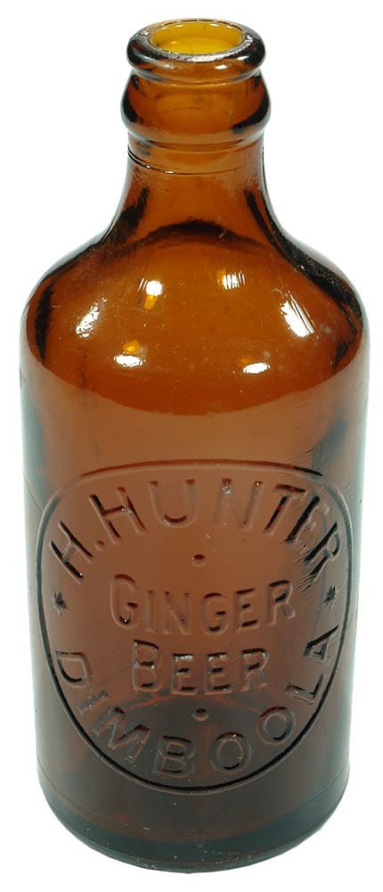 Hunter Dimboola Ginger Beer Glass Bottle