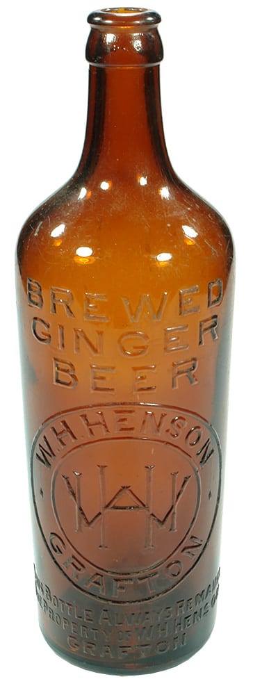 Henson Grafton Brewed Ginger Beer Glass Bottle