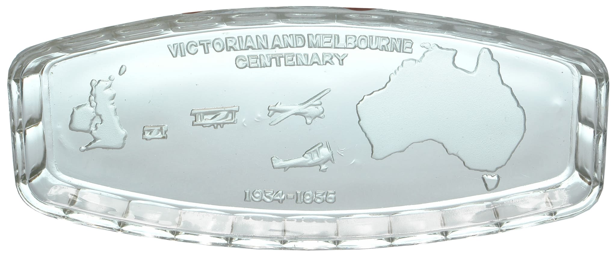 MacRobertson Centenary Air Race Melbourne Glass Plate