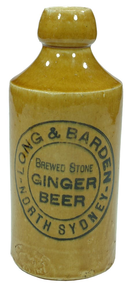 Long Barden North Sydney Ginger Beer Bottle