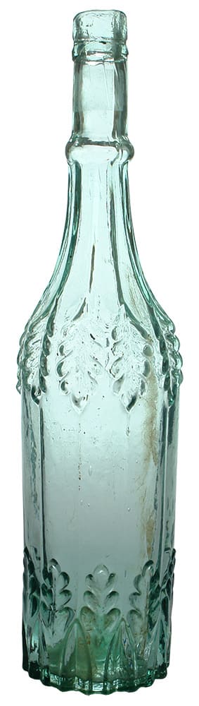 Robert Thin Liverpool Antique Vinegar Glass Bottle