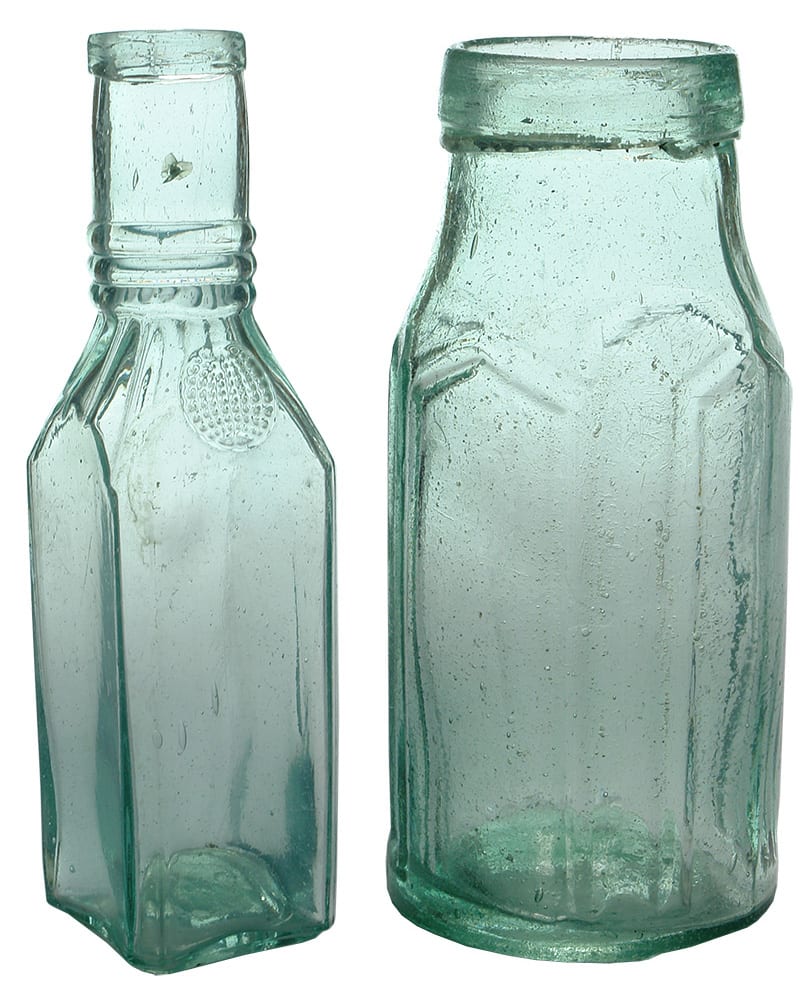 Antique Goldfields Pickle Bottles