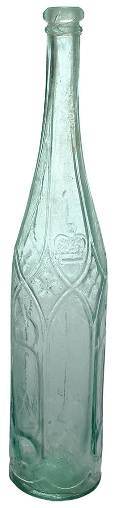 Batty Crown Antique Salad Oil Bottle